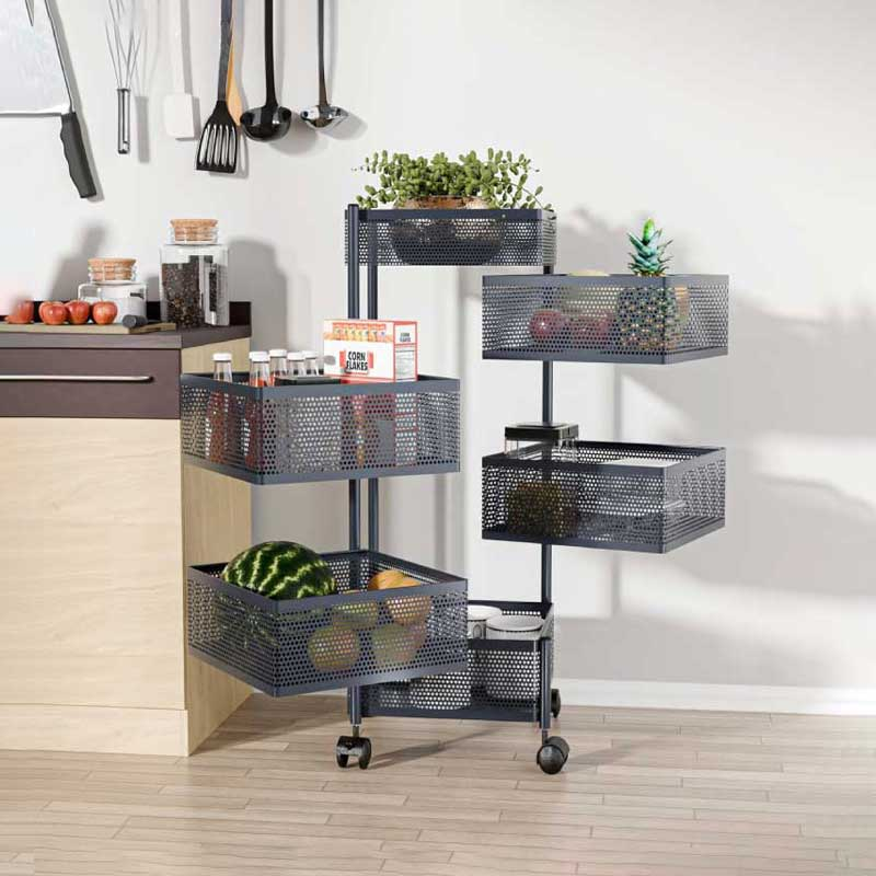 6 Layer Kitchen Storage Rack – Square Shape